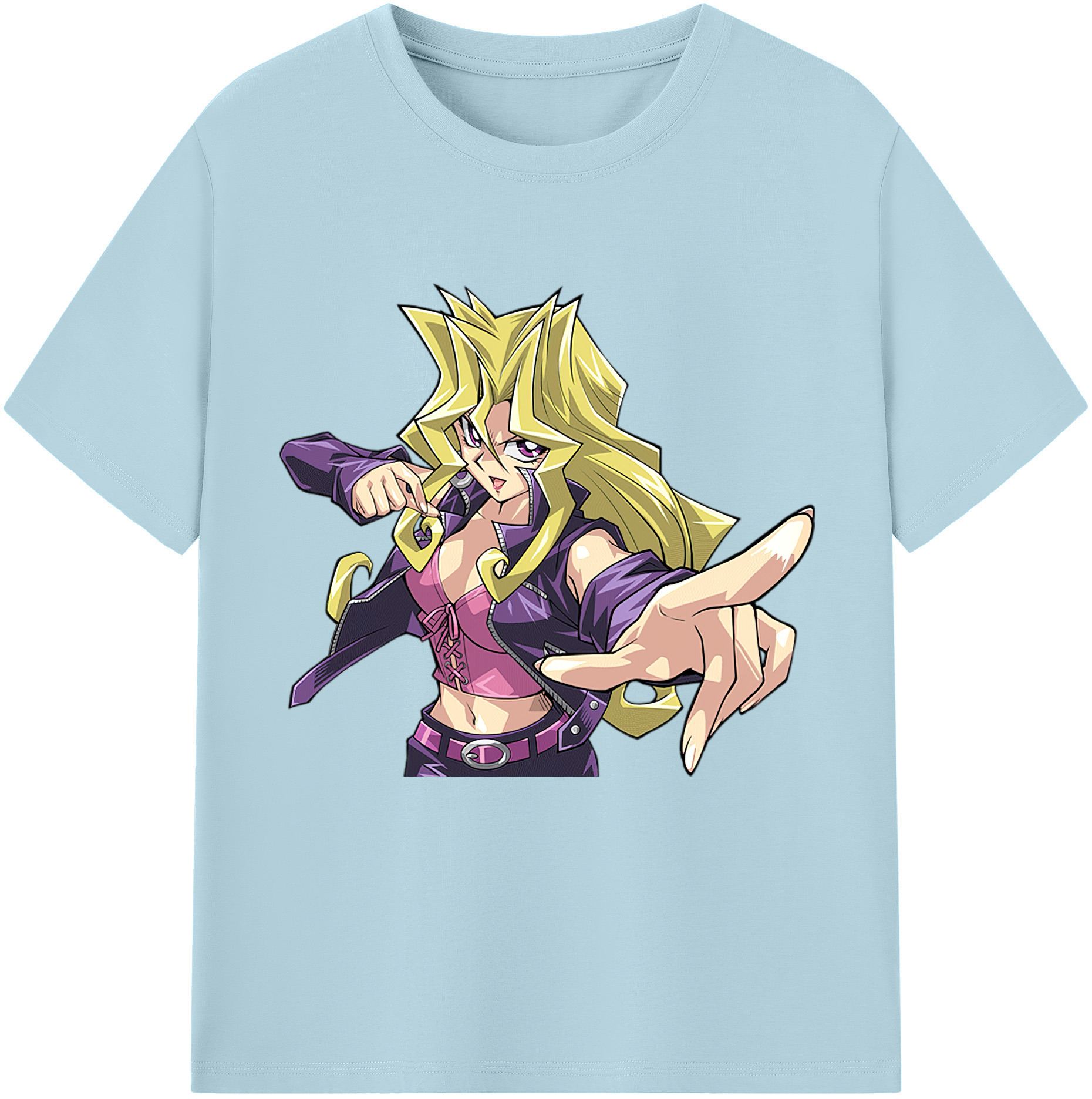 （画像用） 遊☆戯☆王 Yu-Gi-Oh! 綿100％半袖Tシャツ（フロントプリント）